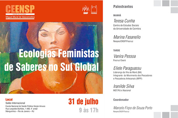 Ecologias Feministas de Saberes no Sul Global em debate no Centro de Estudos da ENSP