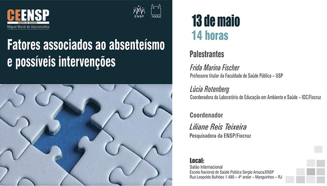 Centro de Estudos Miguel Murat debate fatores associados ao absenteísmo