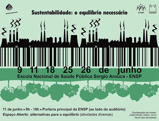 Espaço aberto: atividades em 11/6 mobilizam ENSP no mês do Meio Ambiente