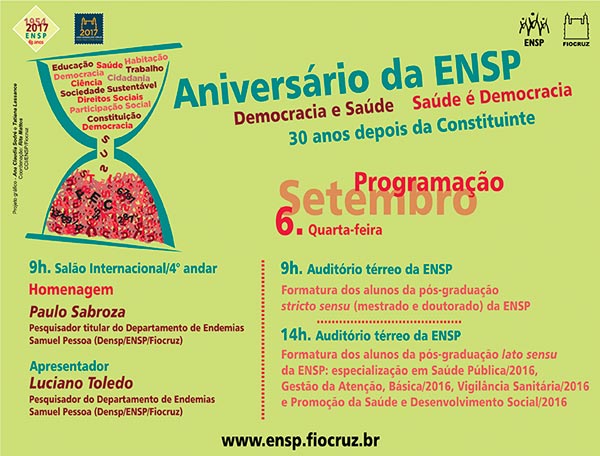 Homenagem e formatura encerram comemoração do 63º aniversário da ENSP