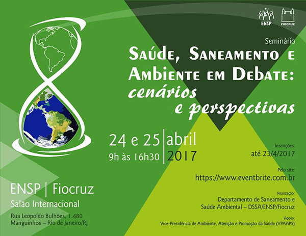 Seminário debaterá presente e futuro da saúde e saneamento no Brasil
