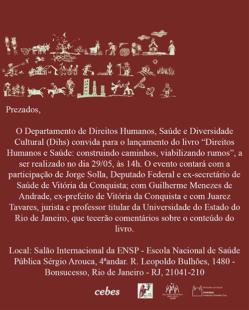 Direitos Humanos e Saúde: ENSP lança publicação sobre mestrado no Nordeste
