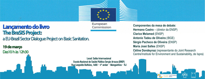 Fiocruz e UE lançam publicação sobre saneamento na quarta-feira (19/3)