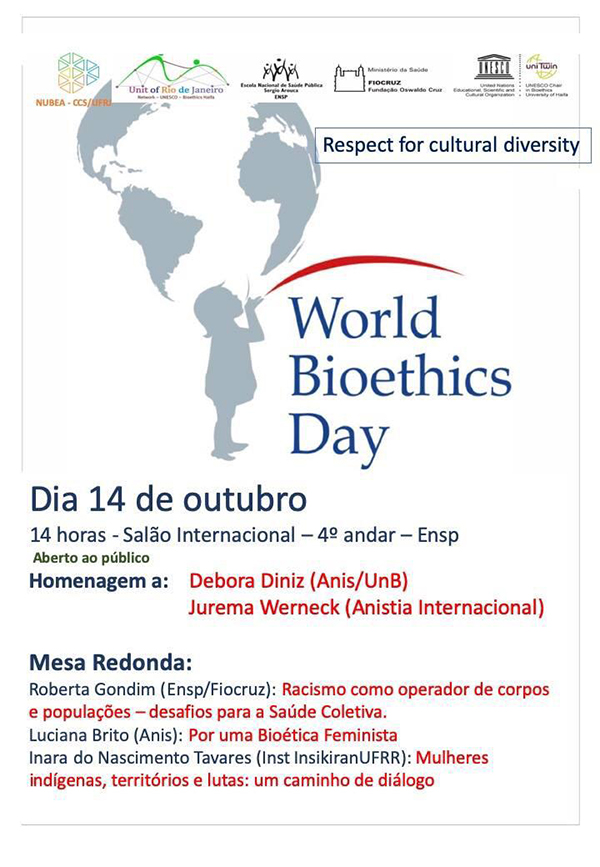 ENSP sedia World Bioethics Day e promove debates