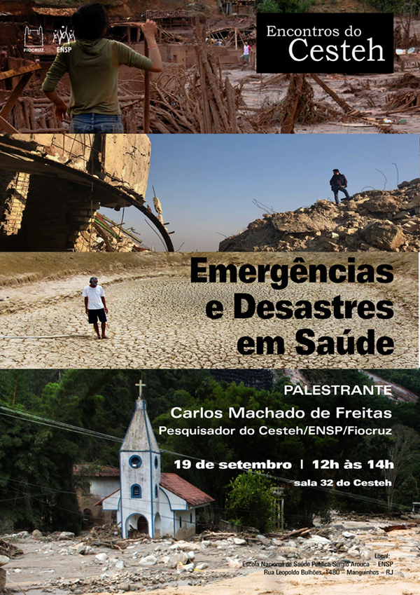 Emergência e desastres em saúde em debate no Cesteh/ENSP