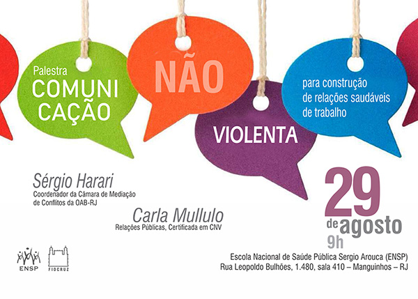 ENSP promove palestra sobre comunicação não violenta