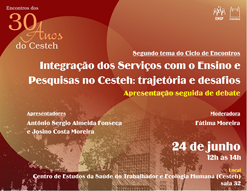 Cesteh 30 anos: roda de conversa debate integração entre serviço e ensino