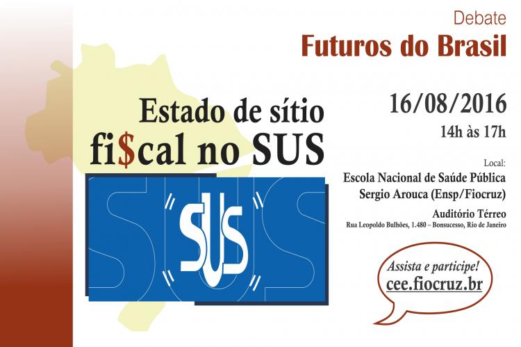 ‘Estado de sítio fiscal no SUS’: série Futuros do Brasil discute o impacto do teto constitucional para despesas públicas