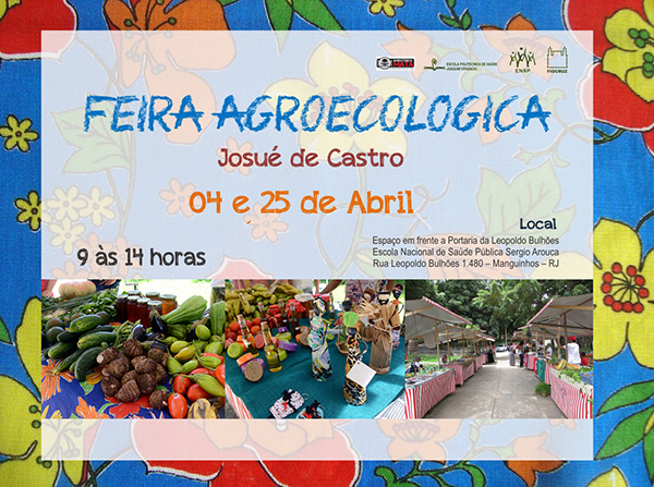 Participe da Feira Agroecológica nesta quinta-feira (25/4)