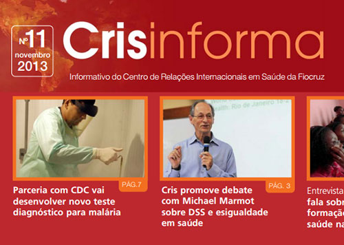 Nova edição do Crisinforma ressalta parcerias internacionais