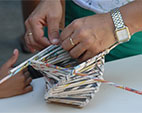 CSEGSF e DSSA promovem oficina artesanal com materiais reciclaveis em 5/10