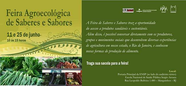 Mês do Meio Ambiente: feira agroecológica e festa junina agitam ENSP na quinta-feira (25/6)