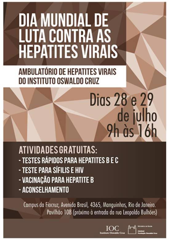 Dia Mundial de Luta contra as Hepatites Virais no IOC