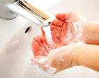 Atividade destaca importância da higienização das mãos