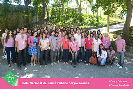 ENSP adere ao movimento Outubro Rosa para controle do câncer de mama