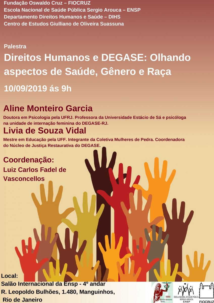 Dihs/ENSP promove debate sobre direitos humanos e Degase