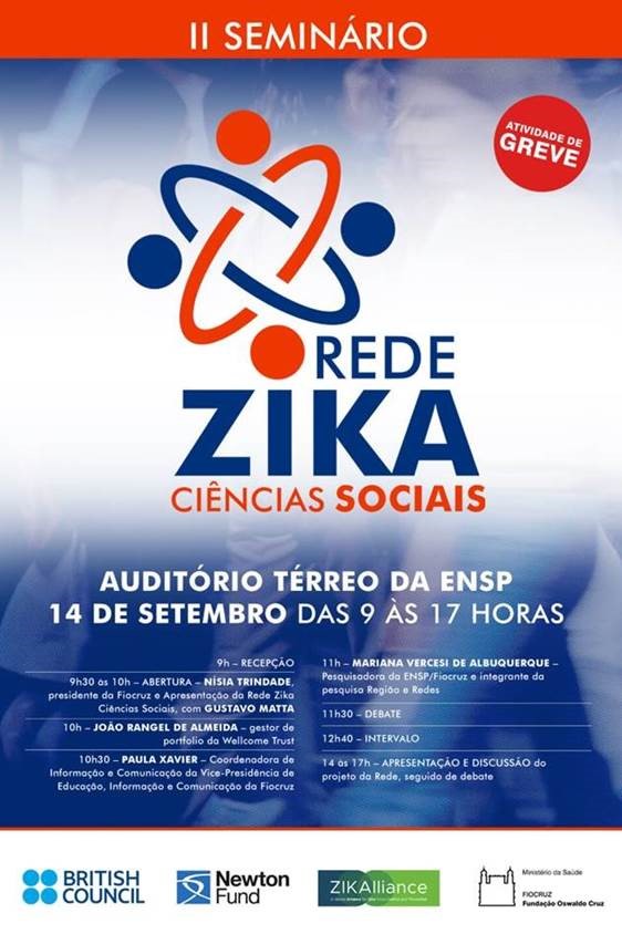 Seminário Rede Zika será transmitido em tempo real