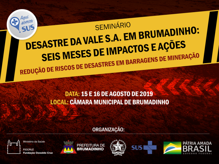 Cepedes/ENSP participa de seminário sobre os desastres da Vale S.A. em Brumadinho