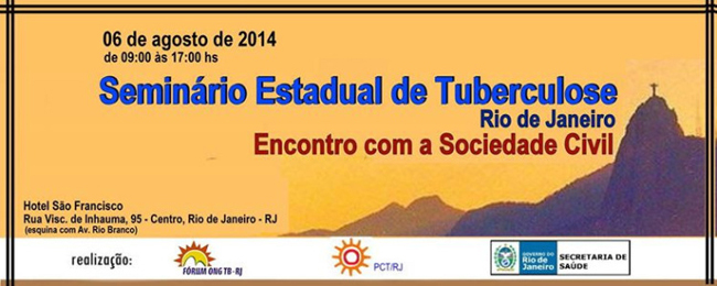 Tuberculose é tema de seminário no Rio de Janeiro