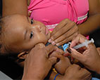 Após dia D contra pólio e sarampo, 51% das crianças estão vacinadas